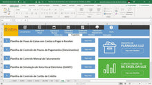 Load image into Gallery viewer, Planilha de Gerenciamento e Controle Mensal de Entradas ou Saídas em Dashboard