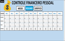 Load image into Gallery viewer, Planilha de Controle Financeiro Pessoal - Daniel Lopes