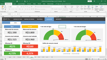 Load image into Gallery viewer, Planilha de Controle de Água e LUZ em Excel 4.0
