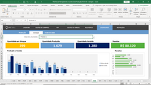 Load image into Gallery viewer, Planilha de Planejamento e Controle da Produção em Excel 4.0