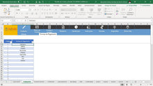Load image into Gallery viewer, Planilha de Contas a Receber em Dashboard