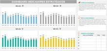 Load image into Gallery viewer, Planilha de Indicadores Estratégicos em Excel
