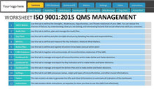 Load image into Gallery viewer, Planilha de Gestão da Qualidade ISO 9001:2015 em Excel (Inglês)

