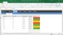 Load image into Gallery viewer, Planilha de Controle de Vencimento de Documentos em Excel 4.0
