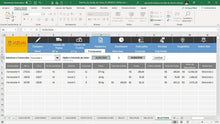 Load image into Gallery viewer, Planilha de Gestão de Fretes em Dashboard
